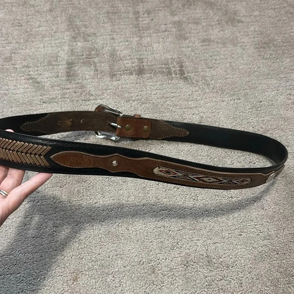 Nocona Belt Co Genuine Leather Belt, size 44. - Picture 5 of 10